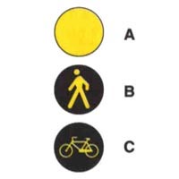 Official traffic sign for this question