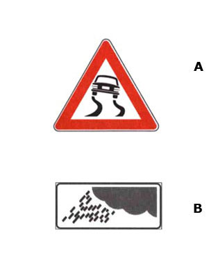 Official traffic sign for this question