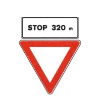 Official traffic sign for this question
