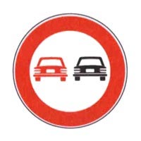 Official traffic sign for this question