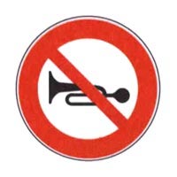 Official traffic sign for this question