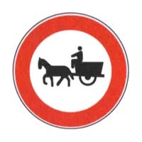 Official traffic sign for this question