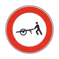 Official traffic sign for this question