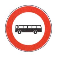 Official traffic sign for this question