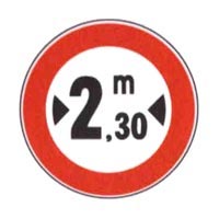Official traffic sign for this question