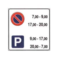 Official traffic sign for this question