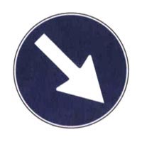 Official traffic sign for this question