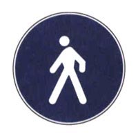 Official traffic sign for this question