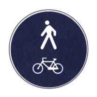 Official traffic sign for this question