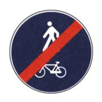 Official traffic sign for this question