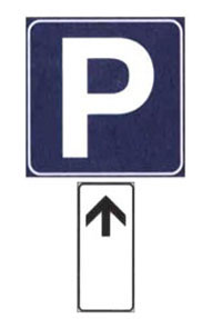 Official traffic sign for this question