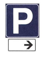 Official traffic sign for this question