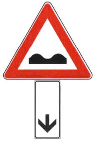 Official traffic sign for this question