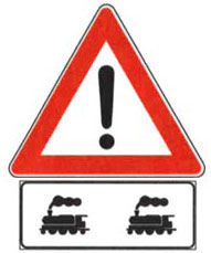 Official traffic sign for this question