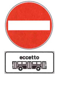 Official traffic sign for this question